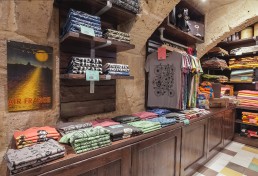 Interior shot of back area of Cekcik shop in Valletta