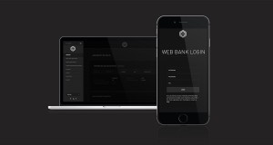 Nemea Bank website on iphone and macbook