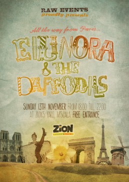 Eilinora & the Daffodils poster design