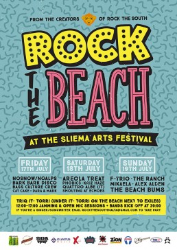 Rock the Beach poster design