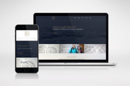 SilkFX website design on macbook and iphone