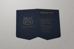 SilkFX business cards design