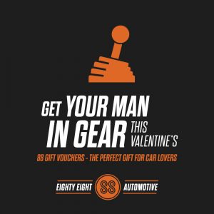 88 Automotive Valentines Day advert design