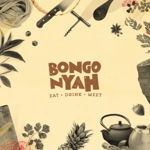 Bongo Nyah logo on collage background