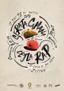 Poster design for Serata Ghana & Lejla Rap Zejtun Malta