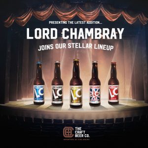 Lord Chambray announcement advert for The Craft Beer Company