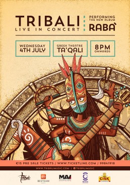 Poster design for Tribali album launch