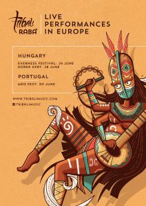 Poster design for Tribali European gigs