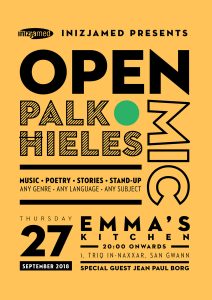 Poster design for Open Mic event by Inizjamed