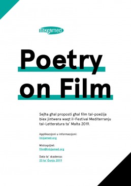 Poster design for Poetry on Film event by Inizjamed