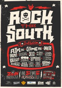 Poster design for Rock the South Malta