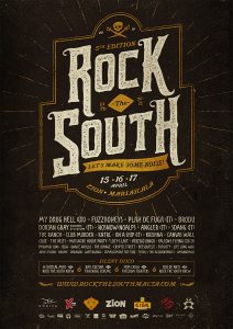 Poster design for Rock the South Malta 2016