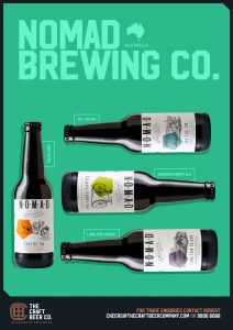 The Craft Beer Company poster with Nomad Brewing beers