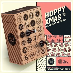 Hoppy Xmas advent beer box 2018 advert
