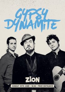 Poster design for Gypsy Dynamite event at Zion Malta