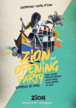 Poster design for reggae event at Zion Malta