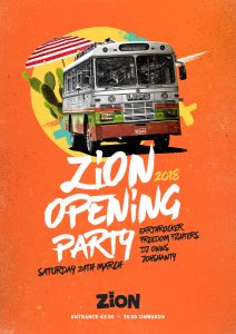 Poster design for reggae event at Zion Malta